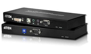 Extensor KVM USB DVI with audio and RS- 232 60 m - Aten IDATA CE- 600