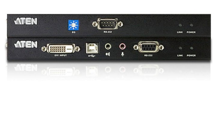 Extensor KVM USB DVI with audio and RS- 232 60 m - Aten IDATA CE- 600