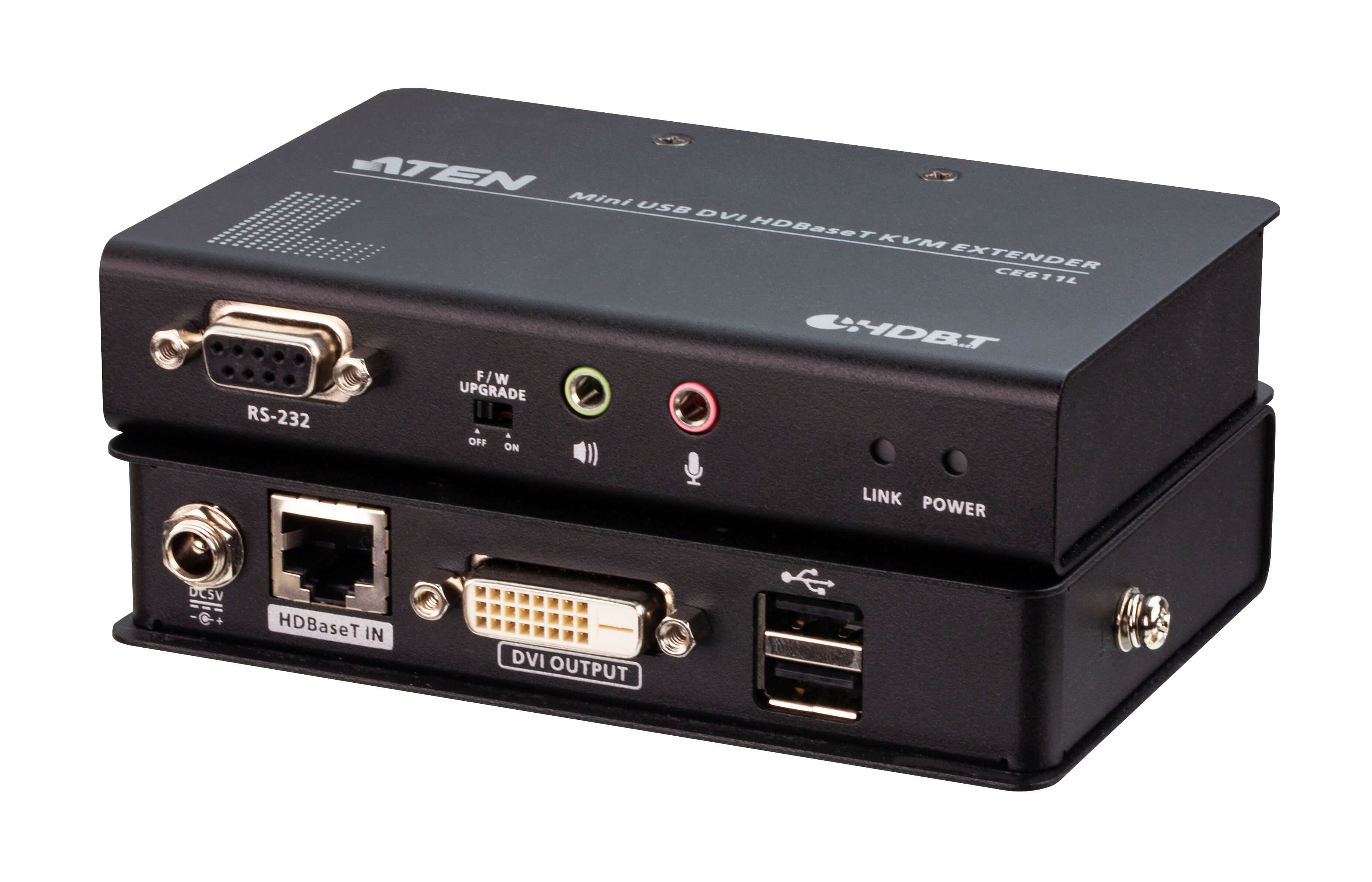 Estensore KVM Mini USB DVI HDBaseT, CE611 - Aten IDATA CE-611