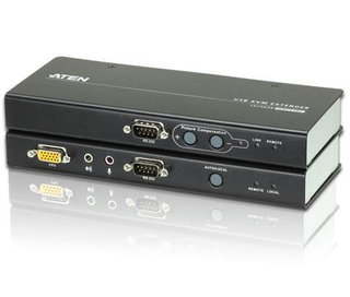 VGA USB KVM Extensor with audio and RS- 232 200 m - Aten IDATA CE- 750