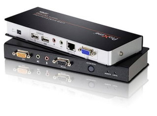 VGA USB KVM Extensor with audio, RS- 232 and Deskew 300 m - Aten IDATA CE- 770