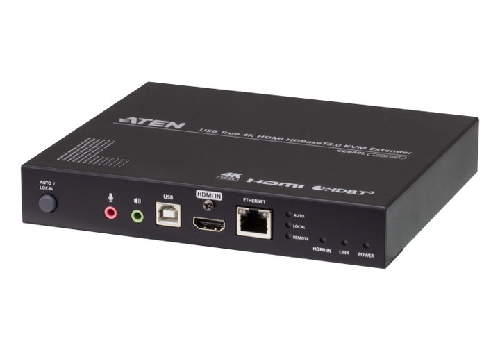 KVM USB True 4 K HDMI HDBaseT 3.0 4 K@ 100 m - Aten IDATA CE- 840