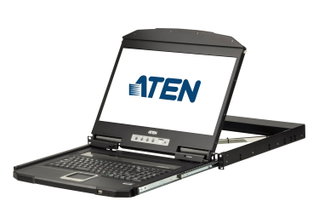 LCD console 18,5 " Widescreen Single Binary and Ultra-Reduced Depth - Aten IDATA CL- 3100 NX