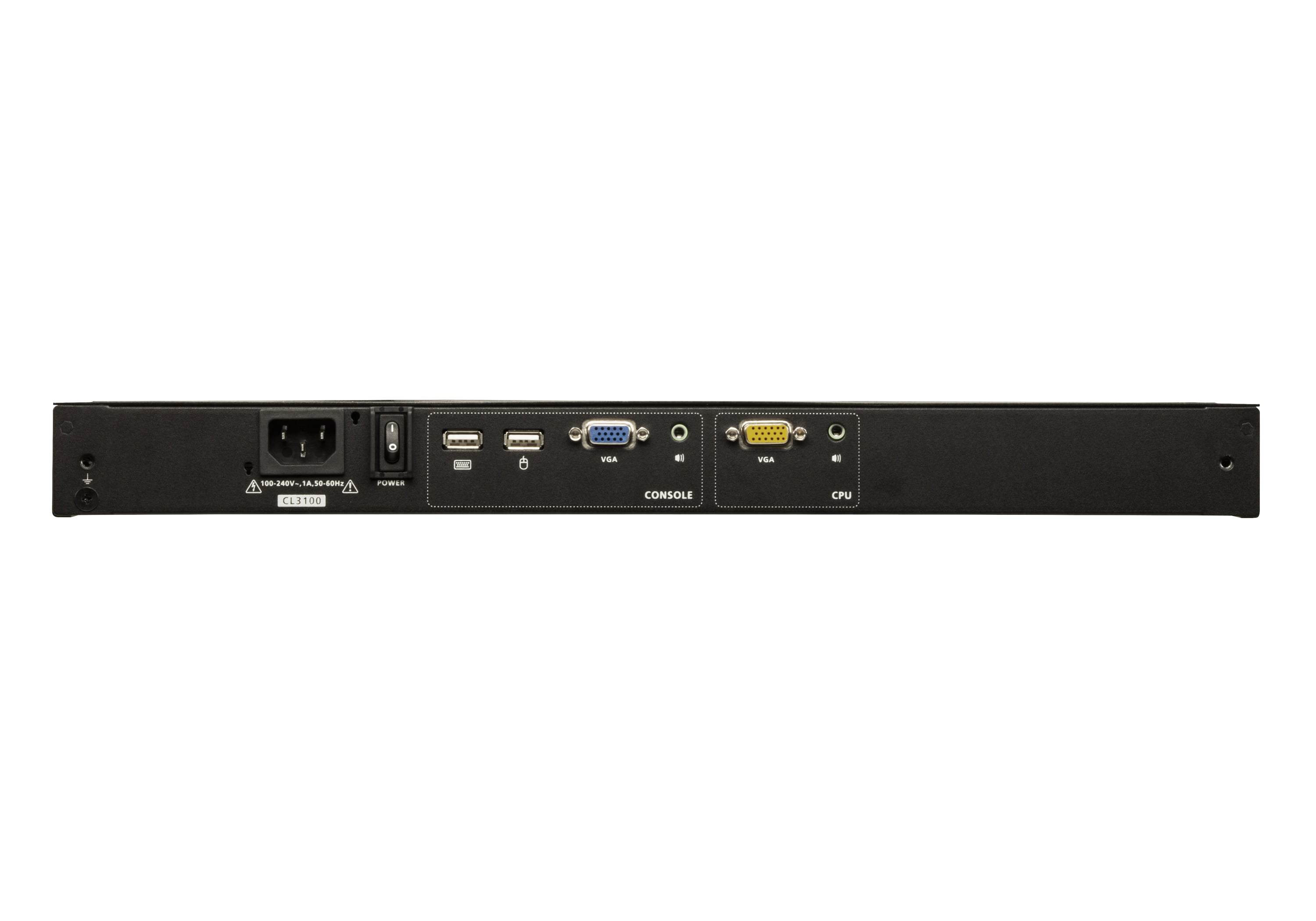 Console LCD 18,5'' Widescreen a Binario Singolo e Profondità Ultra Ridotta, CL3100NX - Aten IDATA CL-3100NX