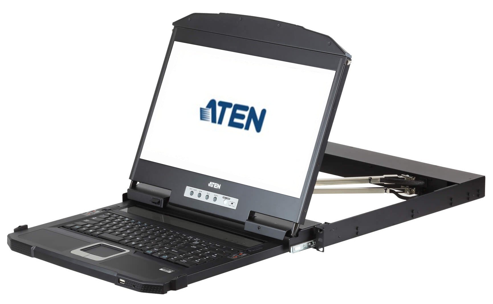 Console KVM USB HDMI DVI VGA con LCD da rack 19'', CL3800 - Aten IDATA CL-3800NW