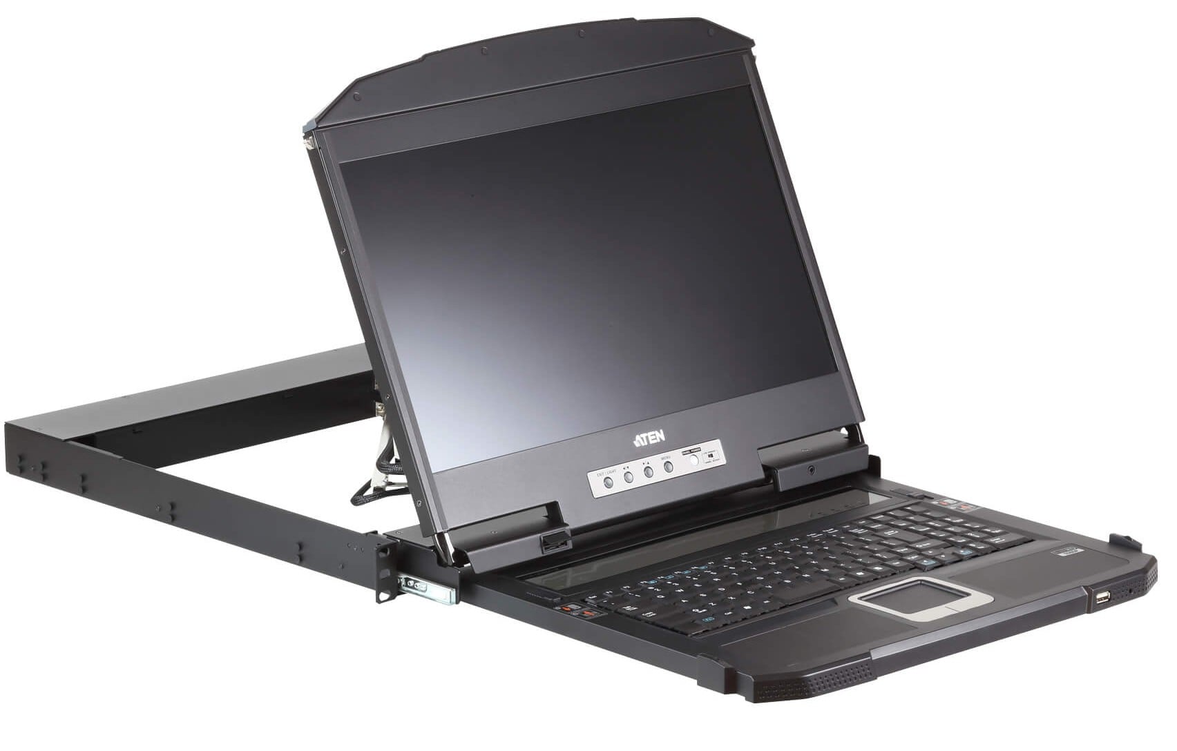 Console KVM USB HDMI DVI VGA con LCD da rack 19'', CL3800 - Aten IDATA CL-3800NW