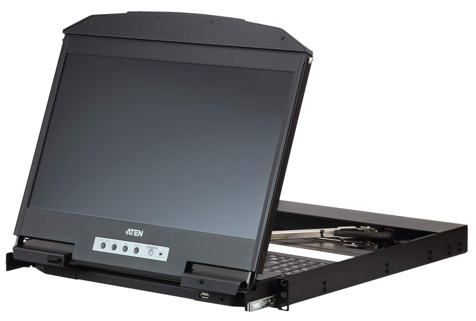 Console KVM USB HDMI DVI VGA con LCD da rack 19'', CL3800 - Aten IDATA CL-3800NW
