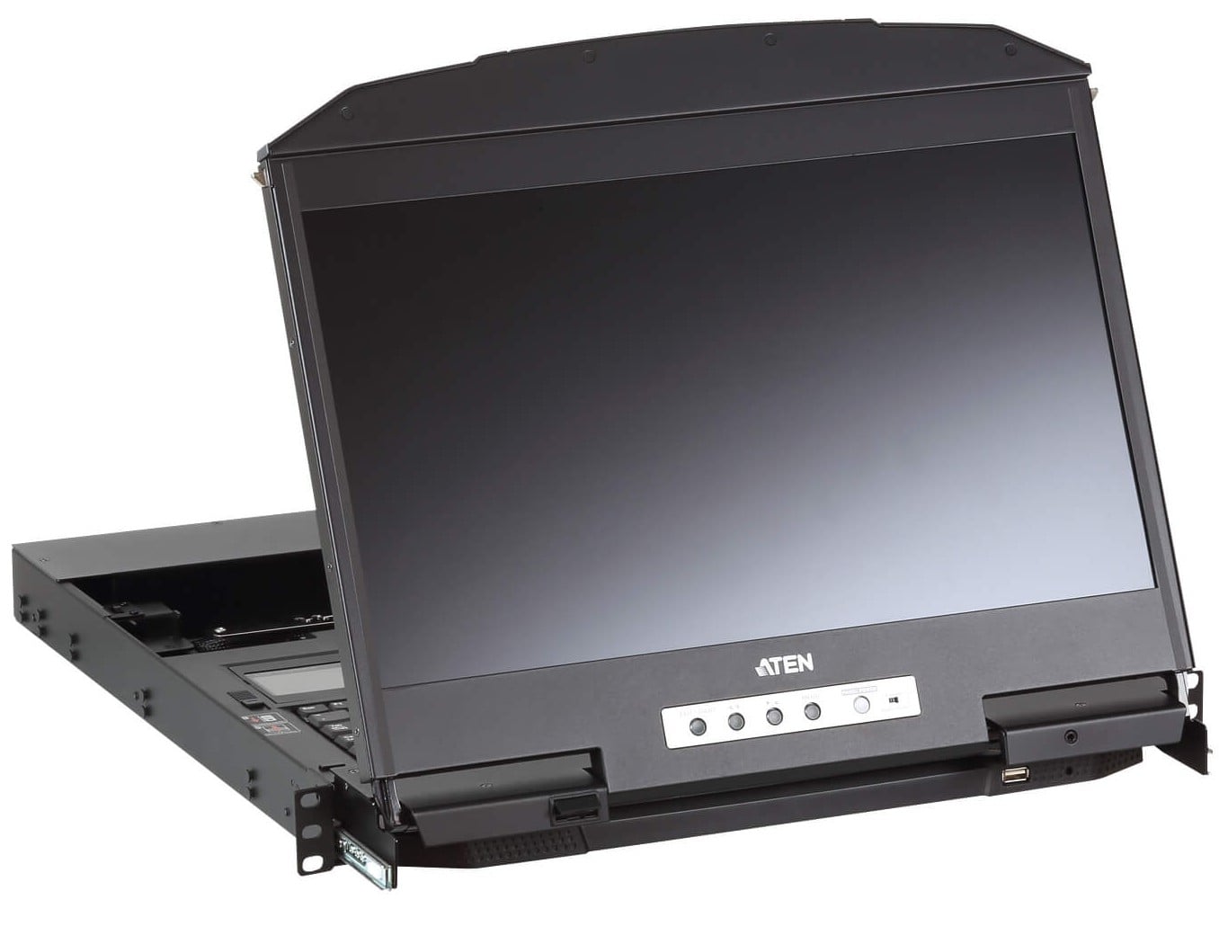 Console KVM USB HDMI DVI VGA con LCD da rack 19'', CL3800 - Aten IDATA CL-3800NW