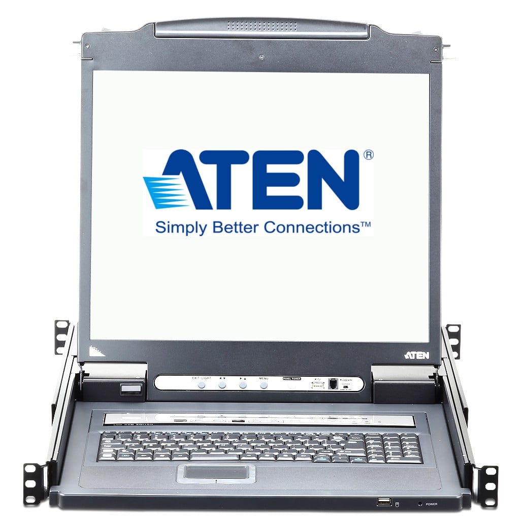 Switch KVM 17'' over IP LCD VGA PS/2-USB 8 Porte con USB, CL5708IM - Aten IDATA CL-5708IM