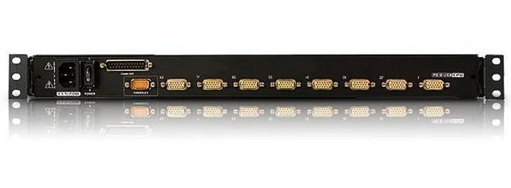 Switch KVM USB-PS 2 VGA 8 Doors with LCD 17 " and USB Port - Aten IDATA CL- 5708 M