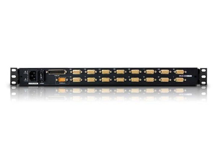 Switch KVM USB-PS2 VGA 16 Porte LCD 17'' e porta USB rack 19'' - Aten IDATA CL-5716M