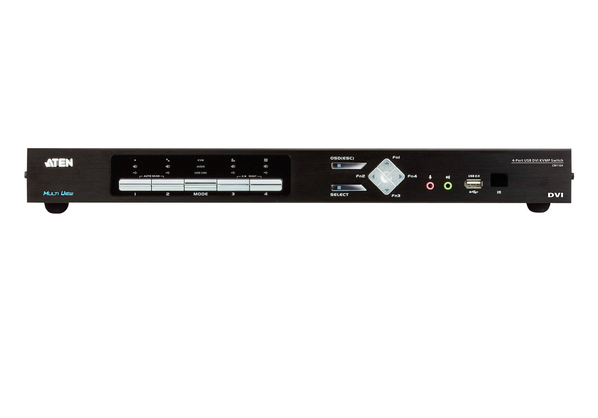 Switch KVMP Multi-Visualizzazione USB DVI a 4 porte, CM1164A - Aten IDATA CM-1164A
