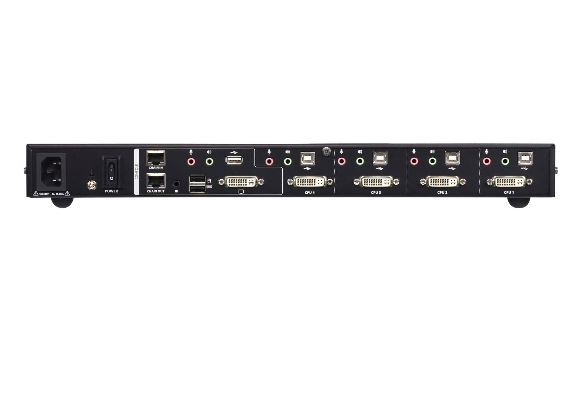 Switch KVMP Multi-Visualizzazione USB DVI a 4 porte, CM1164A - Aten IDATA CM-1164A