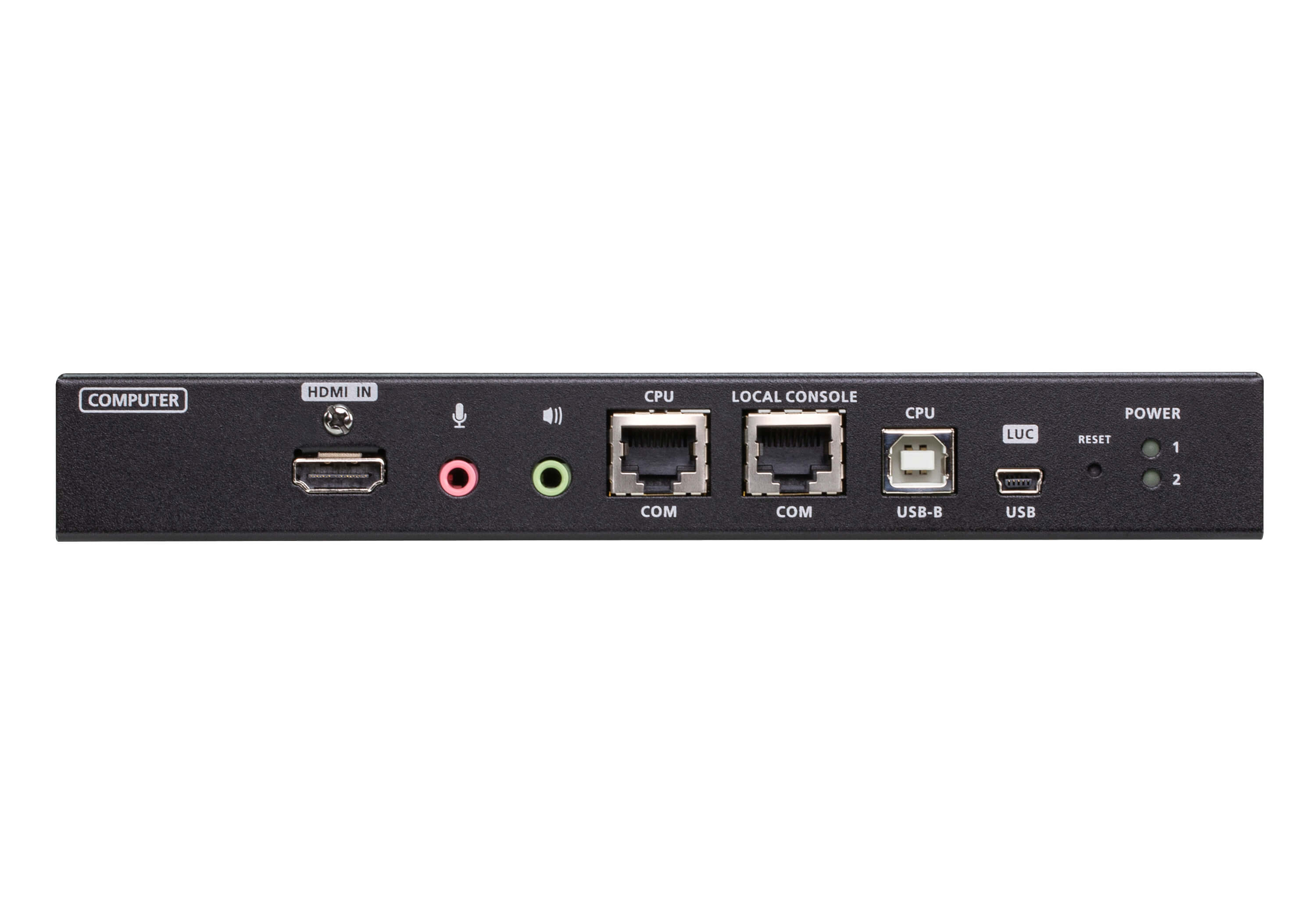 LCD console with switch KVM Over IP 4 K Shared Access Local/Remote - Aten IDATA CN- 9850
