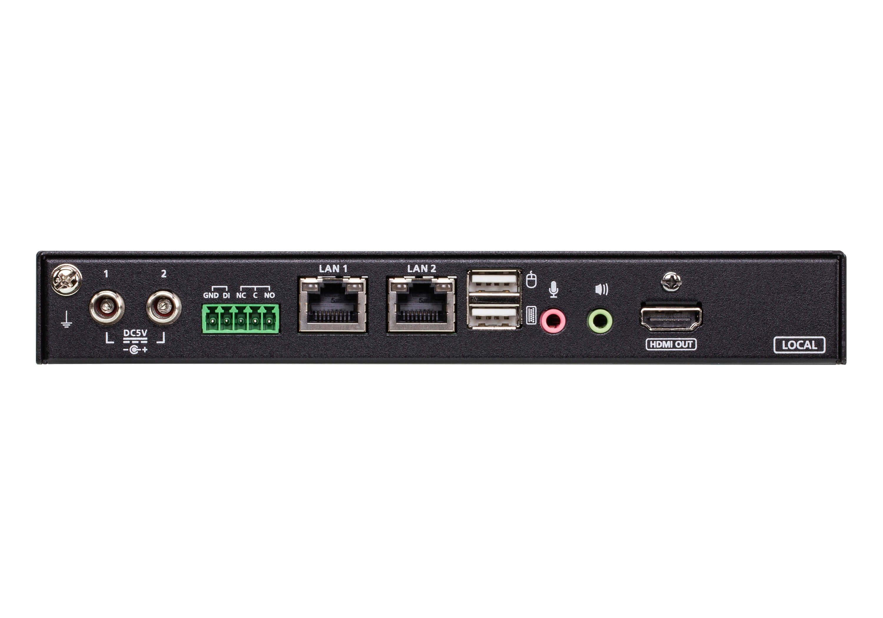 LCD console with switch KVM Over IP 4 K Shared Access Local/Remote - Aten IDATA CN- 9850