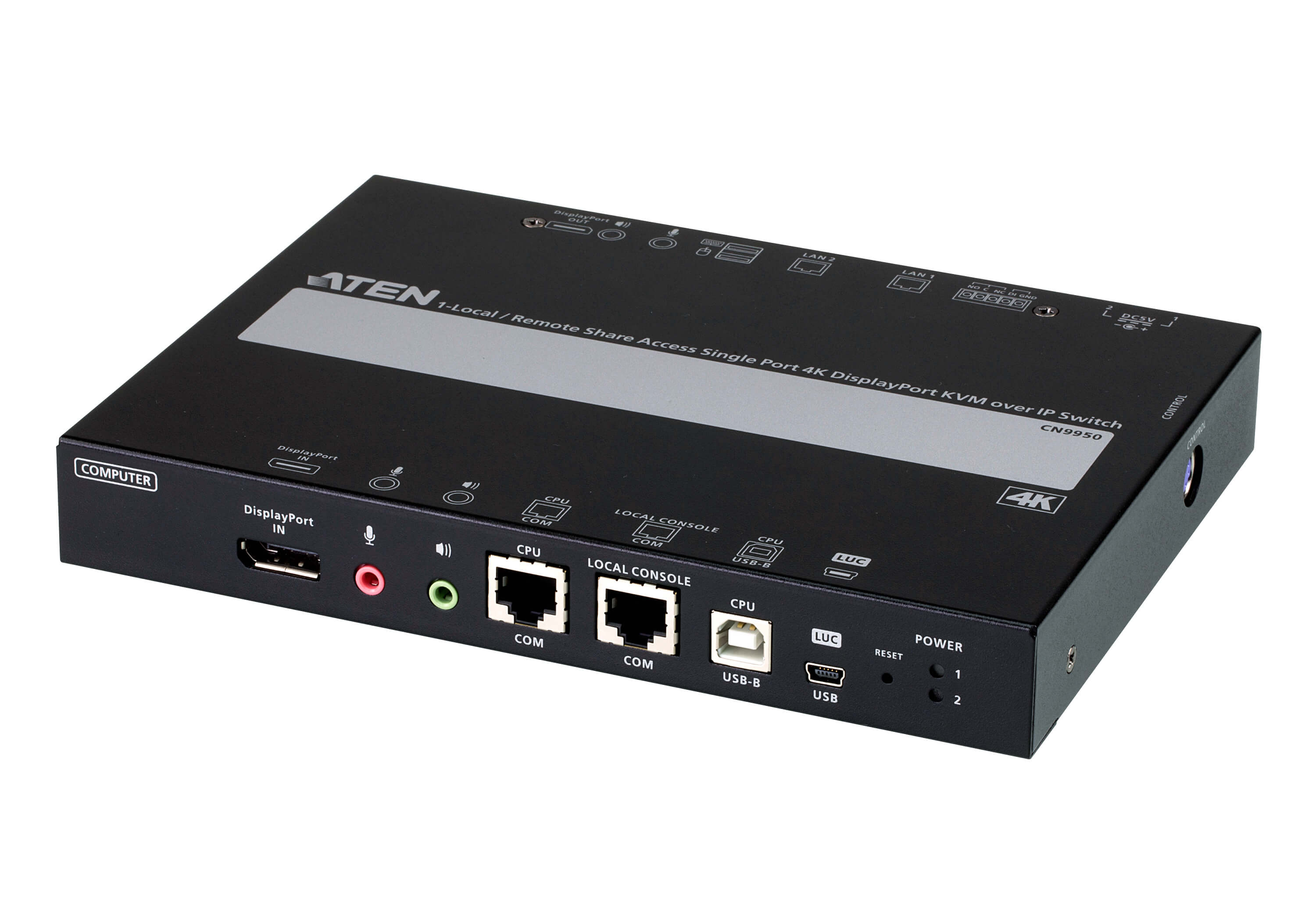 Switch KVM over IP 4K DisplayPort Singola Porta Accesso Condiviso, CN9950 - Aten IDATA CN-9950
