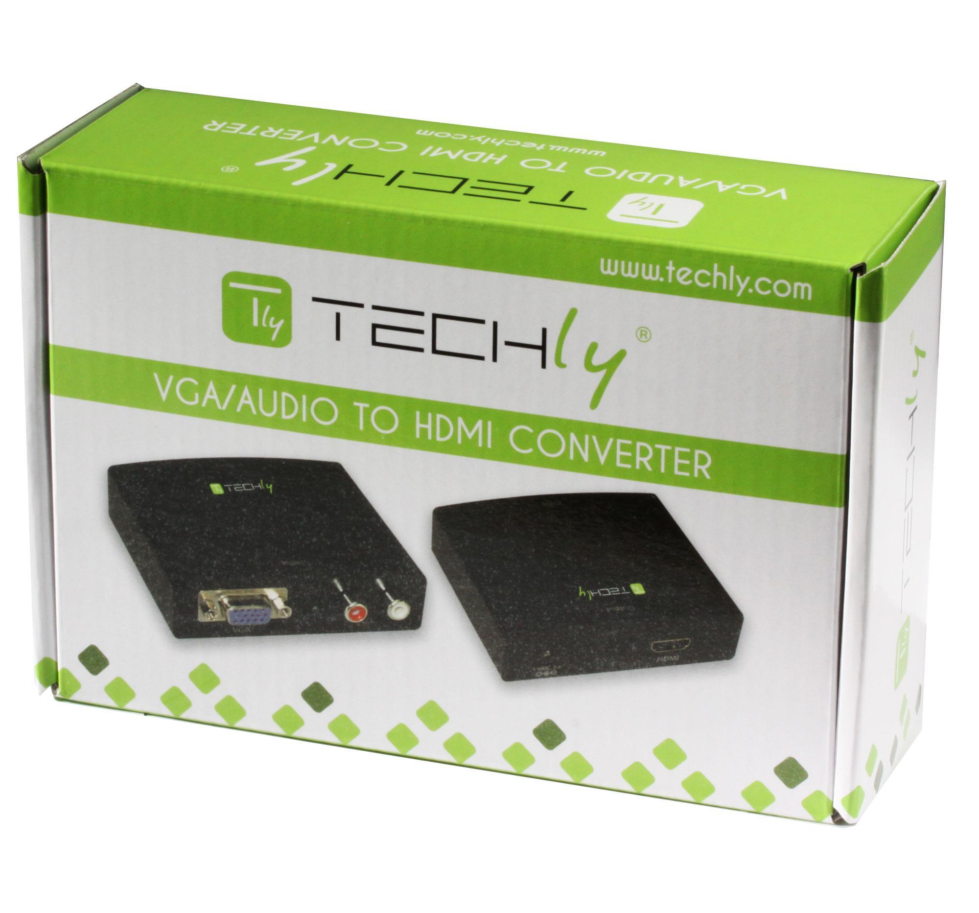 Convertitore da VGA/Audio a HDMI - Techly IDATA CN-VGA