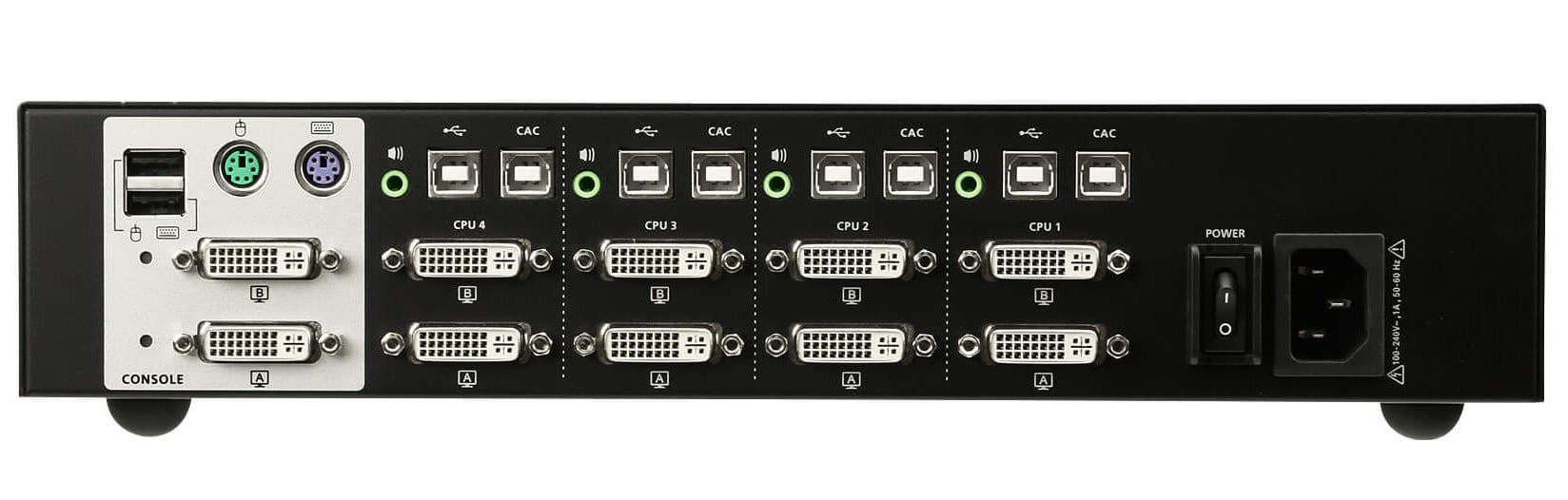 Switch KVM Schermo Doppio USB DVI 4 porte, CS1144D - Aten IDATA CS-1144D