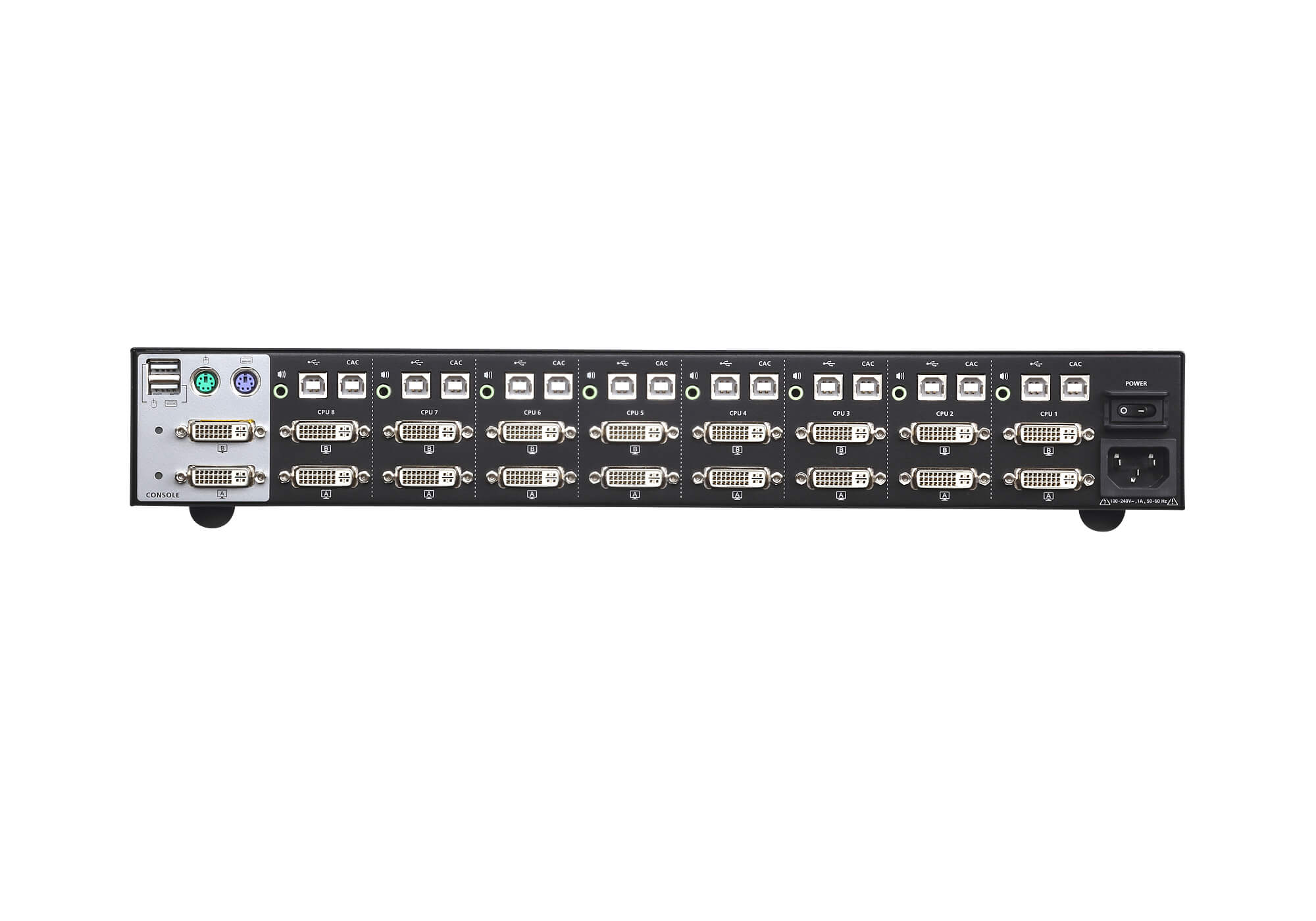 Switch KVM Schermo Doppio USB DVI 8 porte, CS1148D - Aten IDATA CS-1148D
