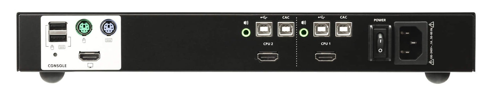 Switch KVM USB HDMI per la sicurezza a 2 Porte, CS1182H - Aten IDATA CS-1182H