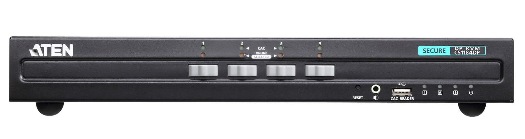Switch KVM USB DisplayPort per la sicurezza a 4 porte, CS1184DP - Aten IDATA CS-1184DP