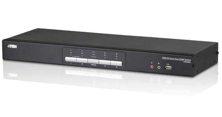 Switch KVMP USB DVI Dual View a 4 Porte - Aten IDATA CS- 1644 A
