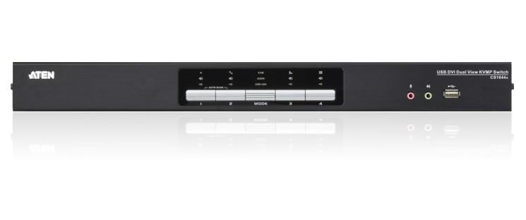 Switch KVMP USB DVI Dual View a 4 Porte - Aten IDATA CS- 1644 A