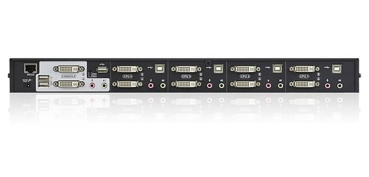 Switch KVMP USB DVI Dual View a 4 Porte - Aten IDATA CS- 1644 A