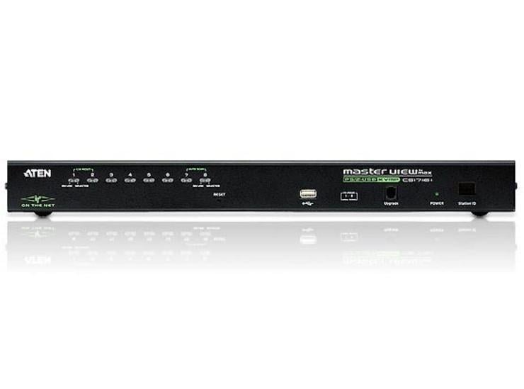 Switch KVM USB-PS2 VGA Over IP 8 Porte con porta USB, CS1708I - Aten IDATA CS-1708I