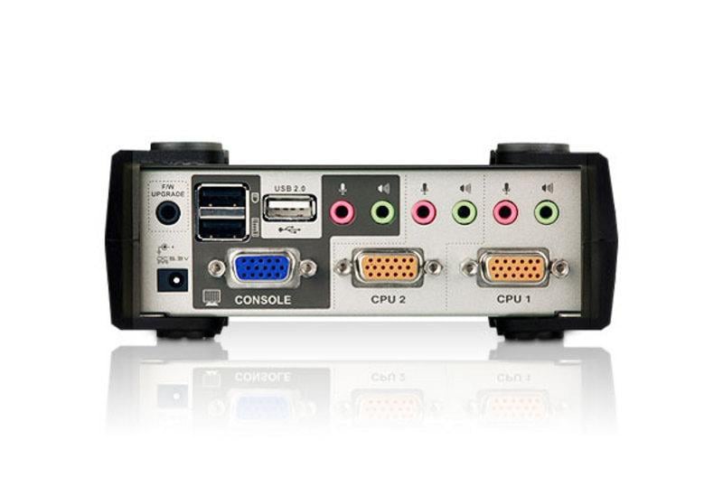KVM VGA audio Switch 2 porte USB/PS2 OSD, CS-1732B - Aten IDATA CS-1732B