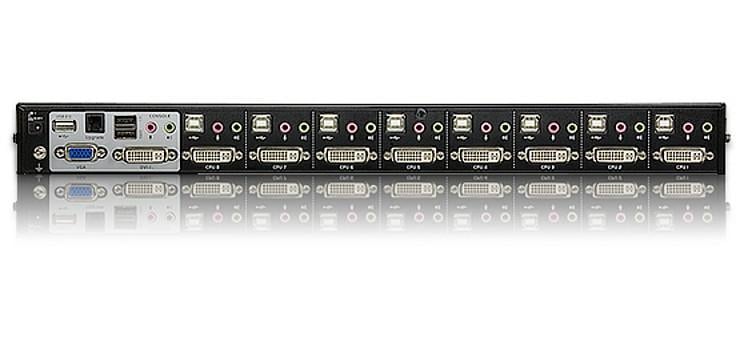 Switch USB KVM DVI to 8 ports - Aten IDATA CS- 1768