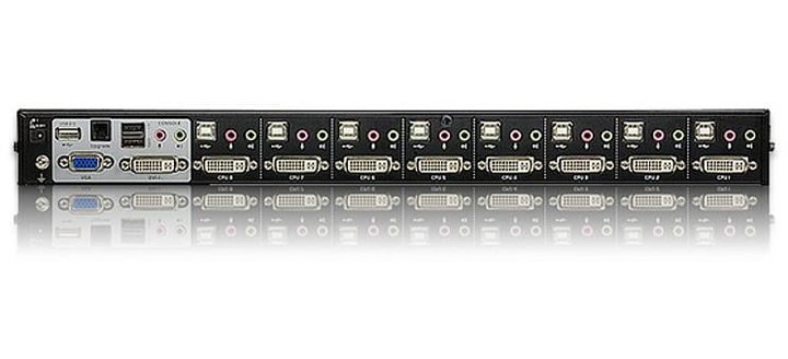 Switch USB KVM DVI to 8 ports - Aten IDATA CS- 1768