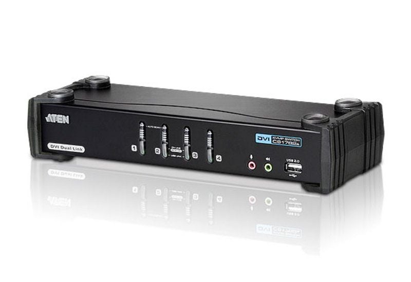 Switch KVMP Dual Link/audio USB DVI a 4 porte CS1784A - Aten IDATA CS-1784