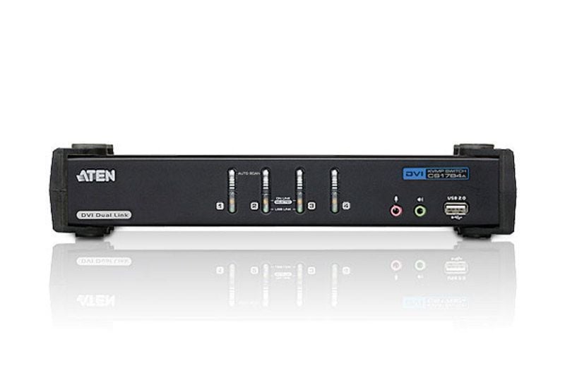 Switch KVMP Dual Link/audio USB DVI a 4 porte CS1784A - Aten IDATA CS-1784
