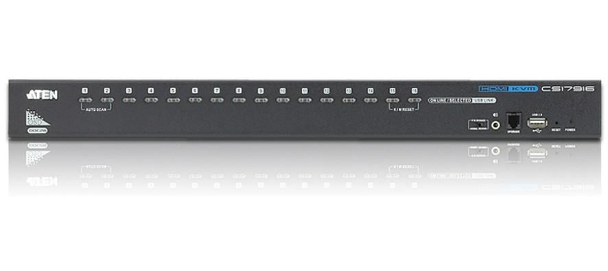 Switch KVM HDMI USB to 16 Doors - Aten IDATA CS- 17916