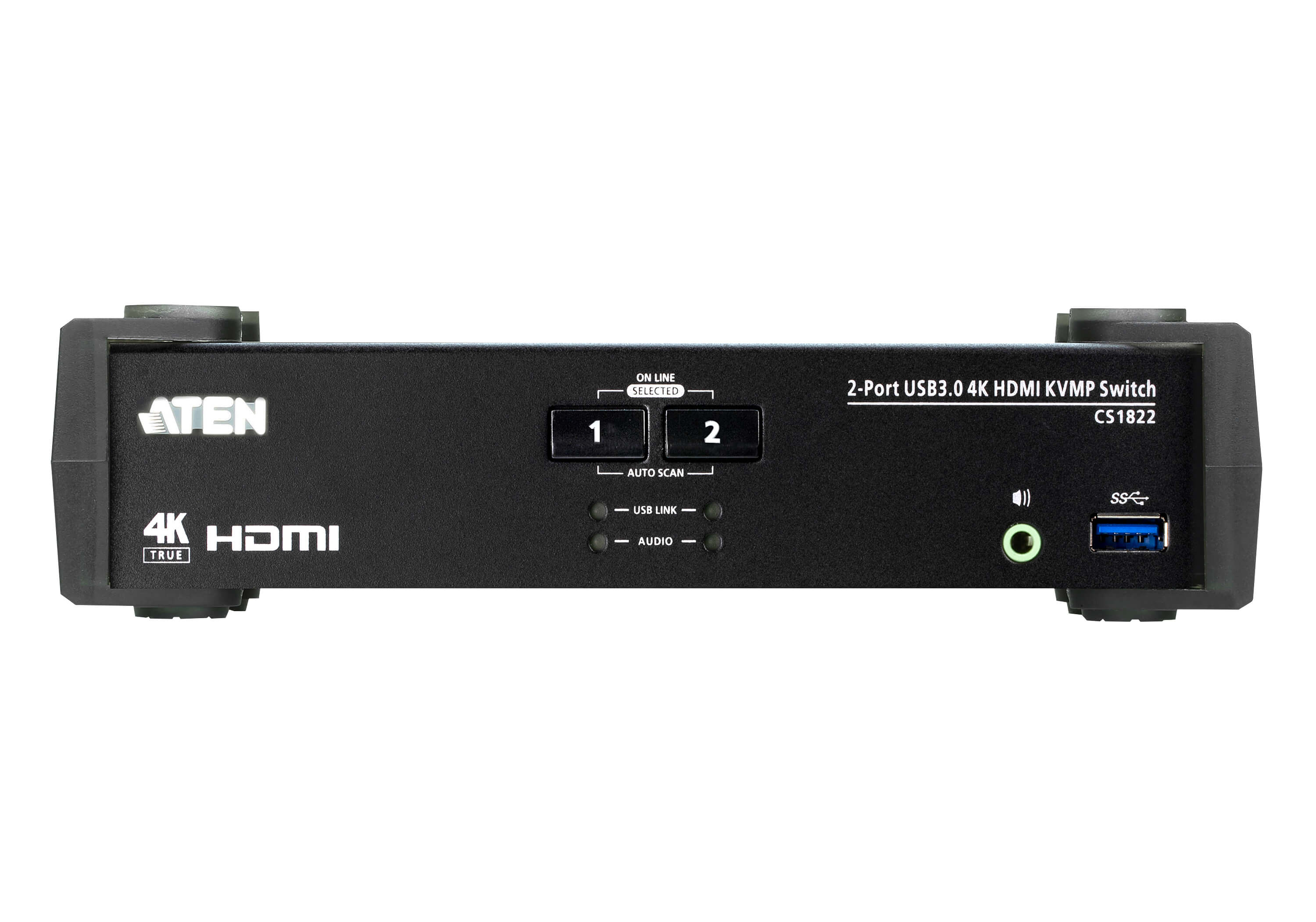 USB 3.2 4 K HDMI KVMP 2 ports with Audio Mixer Mode - Aten IDATA CS- 1822