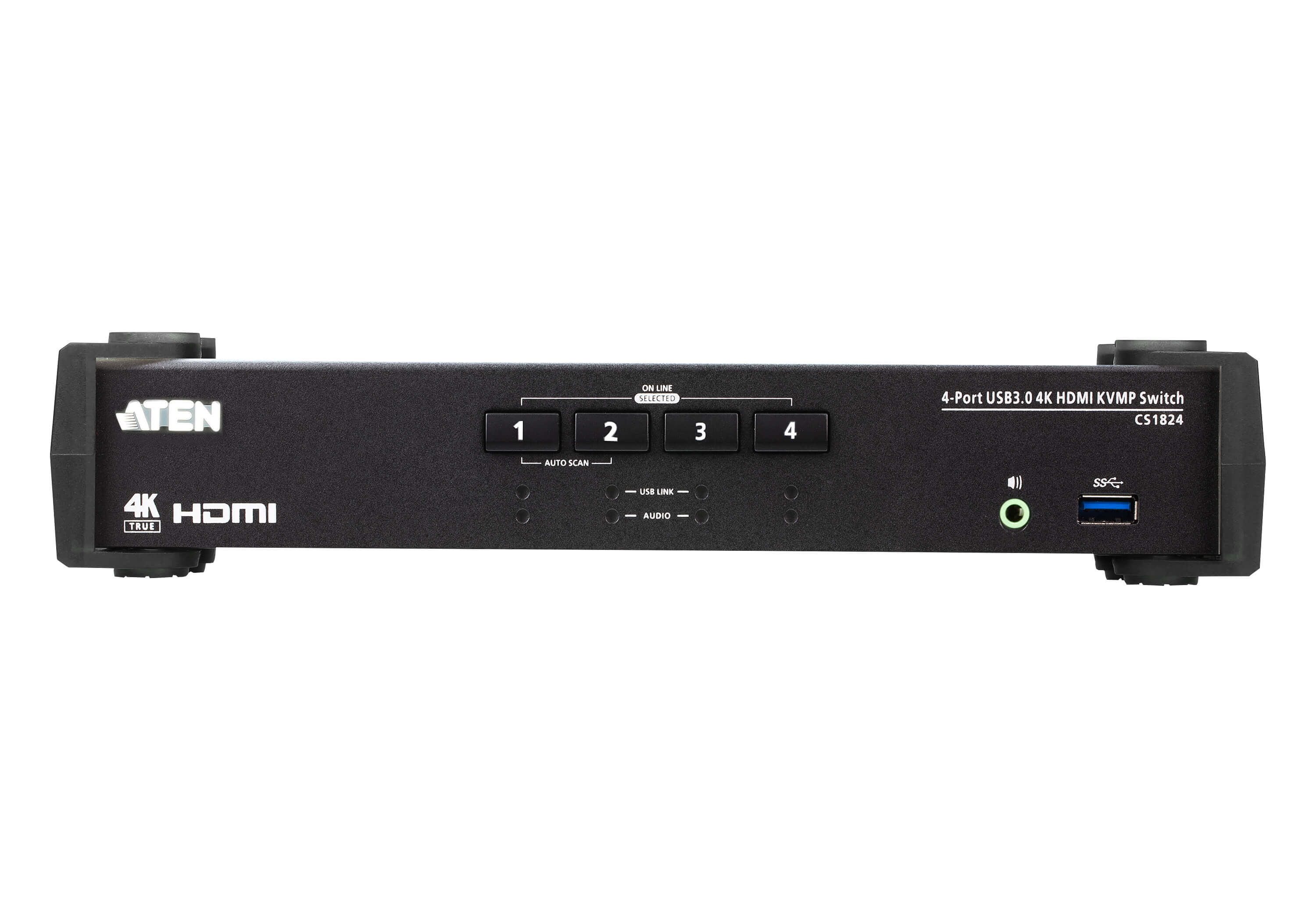Switch USB 3.2 4K HDMI KVMP™ a 4 porte con Modalità Mixer Audio, CS1824 - Aten IDATA CS-1824