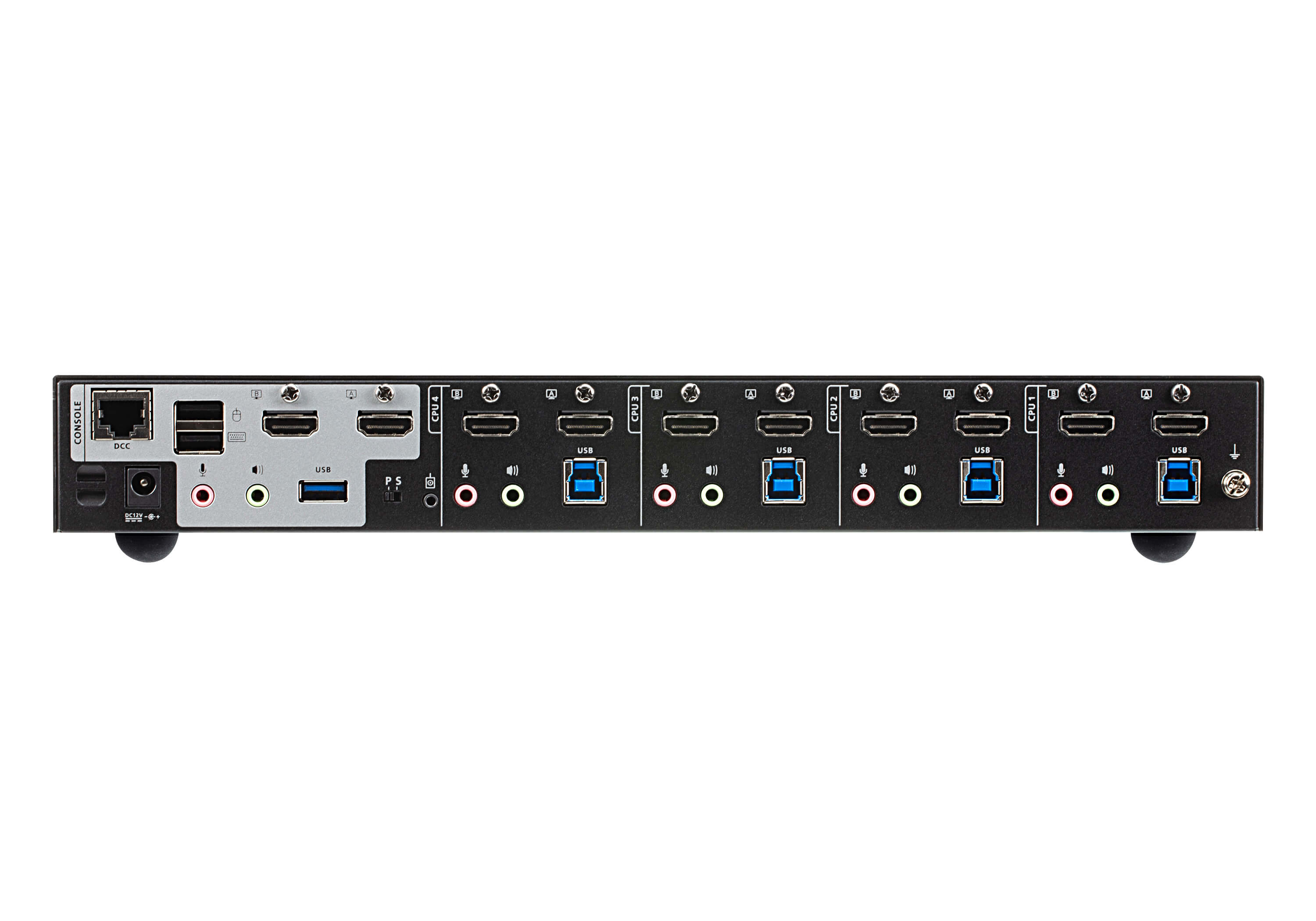 Switch KVMP USB 3.0 4 K HDMI Dual Display with 4 ports - Aten IDATA CS- 1844