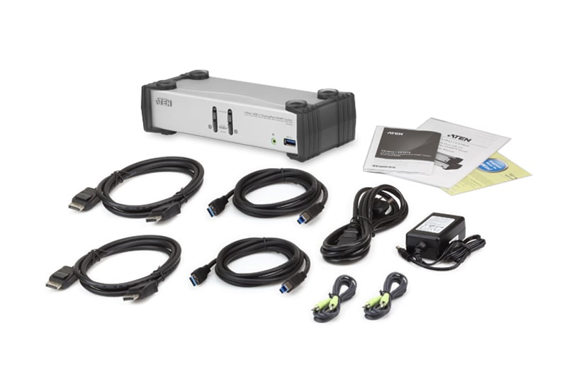 Switch DisplayPort KVMP USB3.0 a 2 porte, CS1912 - Aten IDATA CS-1912