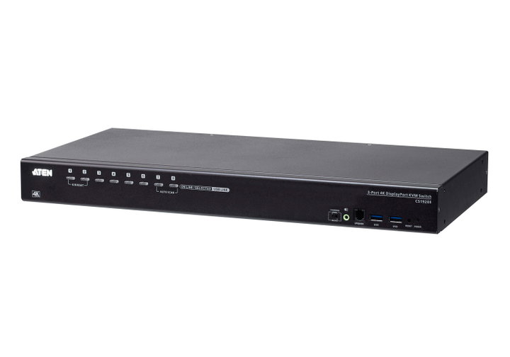 Switch KVM 8 Porte DisplayPort USB 3.0 4K@60Hz - Aten IDATA CS-19208