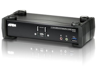 Switch KVMP 4 K DisplayPort to 2 USB ports 3.0 , CS 1922 - Aten IDATA CS- 1922