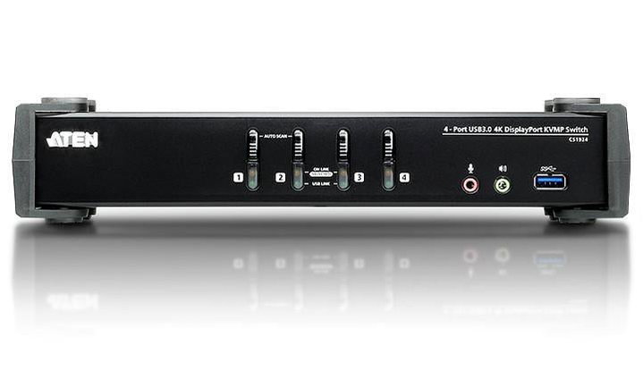 Switch KVMP 4K DisplayPort a 4 porte USB3.0, CS1924 - Aten IDATA CS-1924