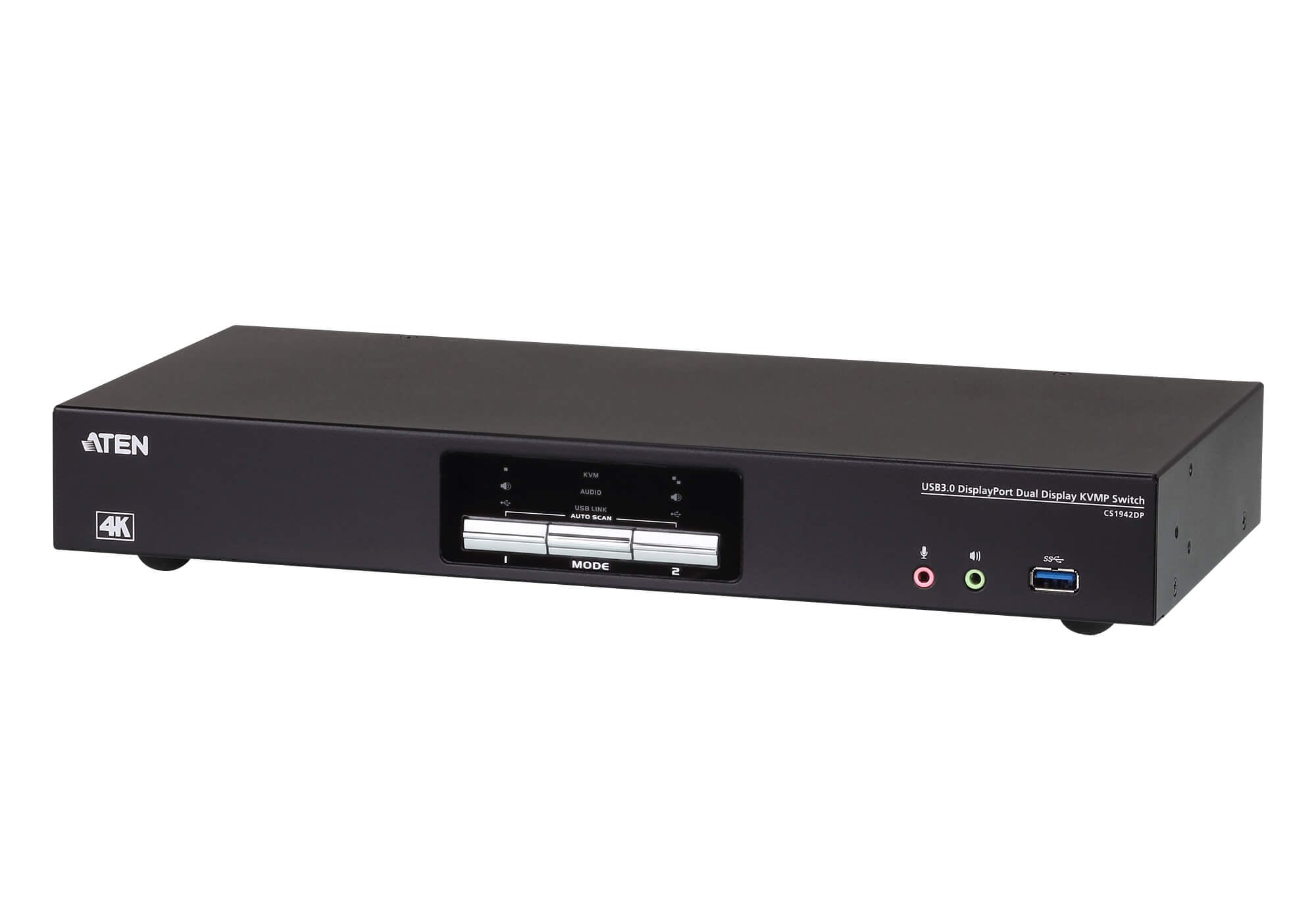 Switch KVMP Schermo Doppio USB3.0 4K DisplayPort 2 porte, CS1942DP - Aten IDATA CS-1942DP