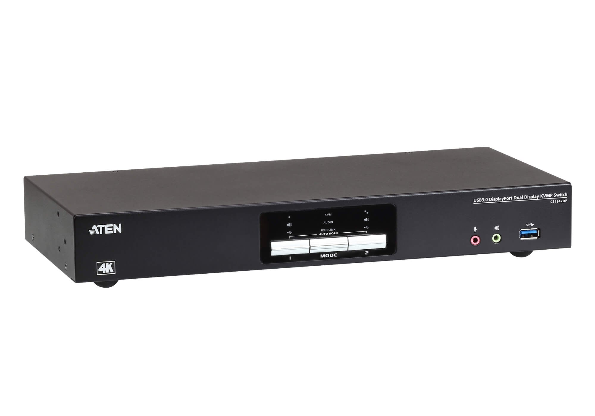 Switch KVMP Schermo Doppio USB3.0 4K DisplayPort 2 porte, CS1942DP - Aten IDATA CS-1942DP