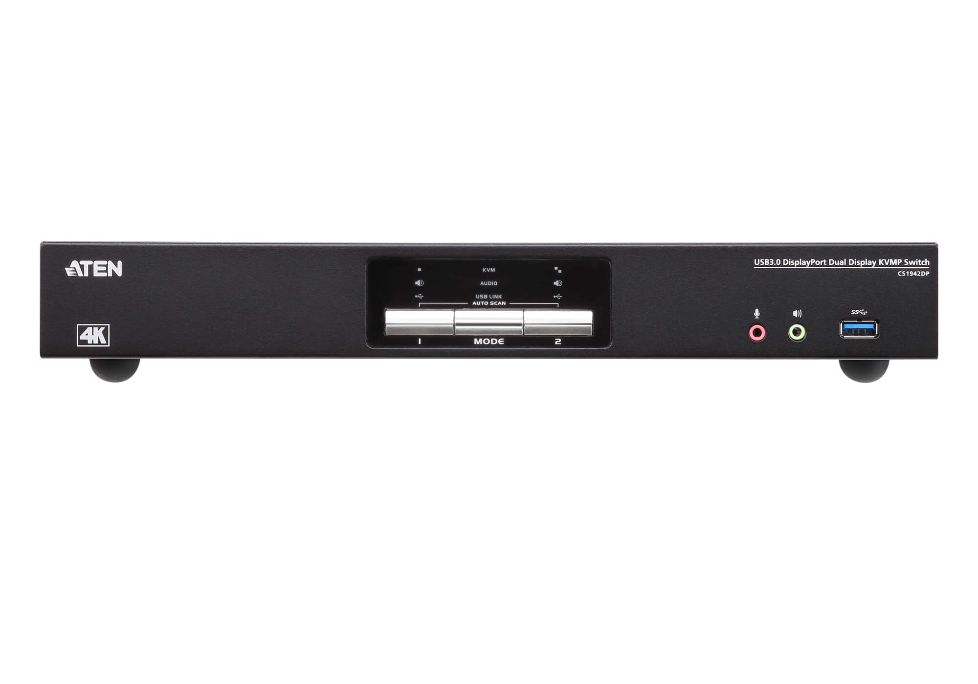 Switch KVMP Schermo Doppio USB3.0 4K DisplayPort 2 porte, CS1942DP - Aten IDATA CS-1942DP