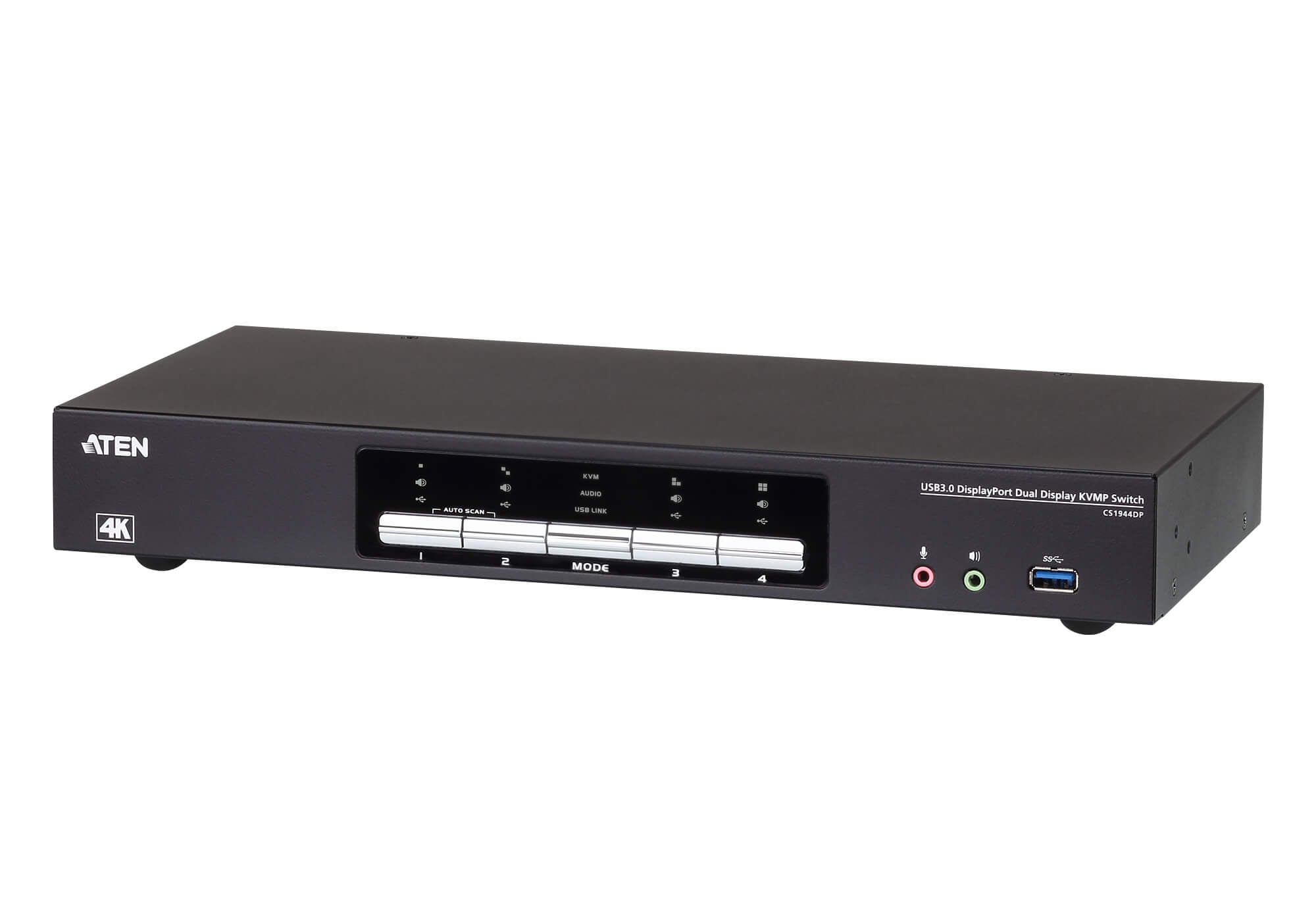 Switch KVMP Schermo Doppio USB3.0 4K DisplayPort 4 porte, CS1944DP - Aten IDATA CS-1944DP