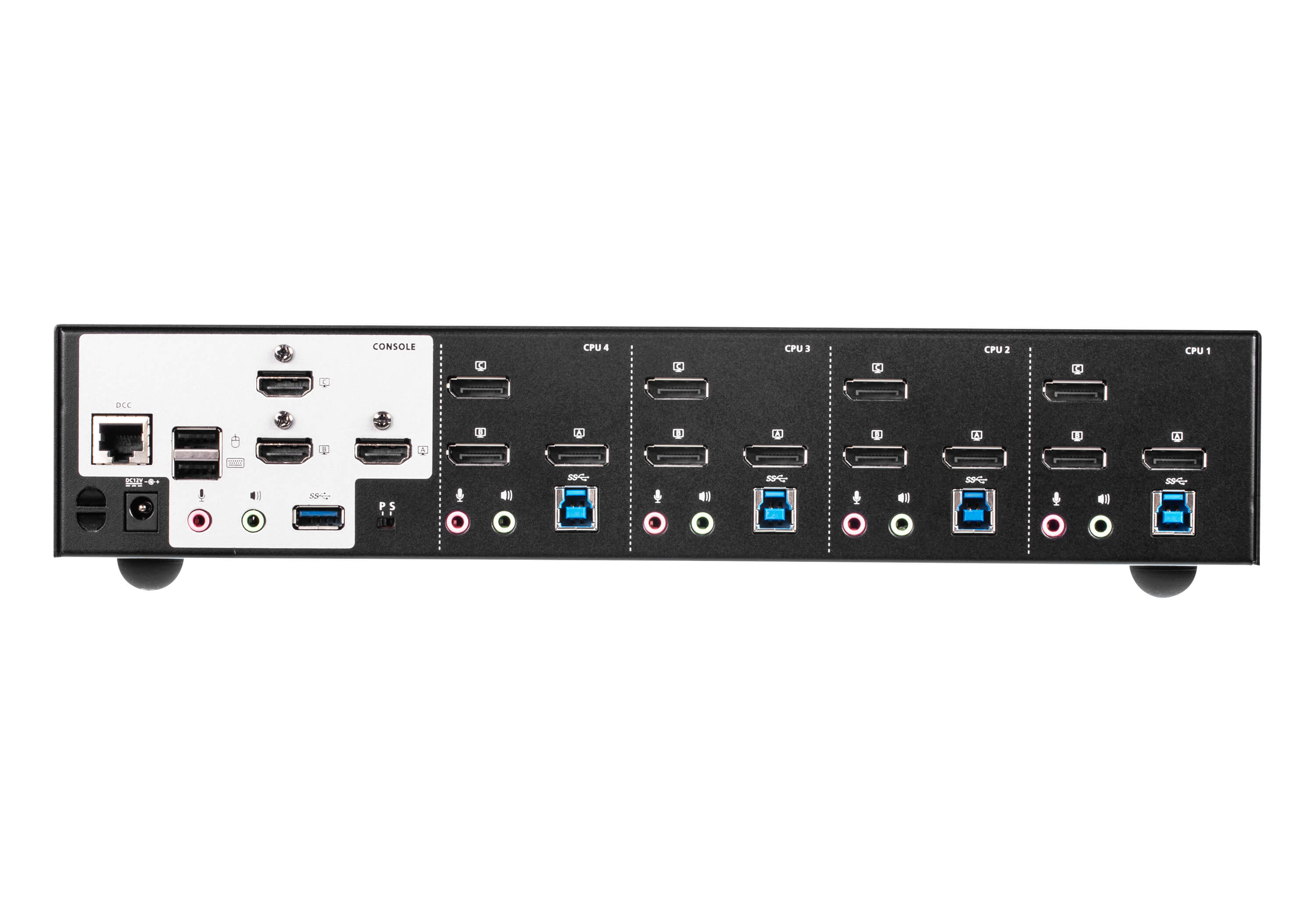 Switch KVMP™ USB 3.0 4K DisplayPort Triple Display a 4 porte, CS1964 - Aten IDATA CS-1964