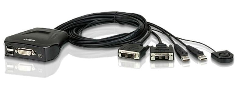 Switch KVM USB DVI a 2 Porte, CS22D - Aten IDATA CS-22D