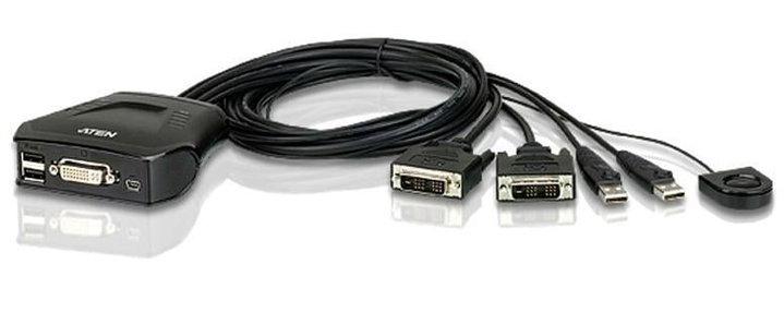 Switch KVM USB DVI a 2 Porte - Aten IDATA CS-22D