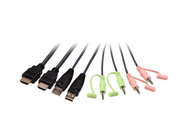 Switch KVM USB 4K HDMI a 2 porte con Selettore Porta Remota - ATEN IDATA CS-22H